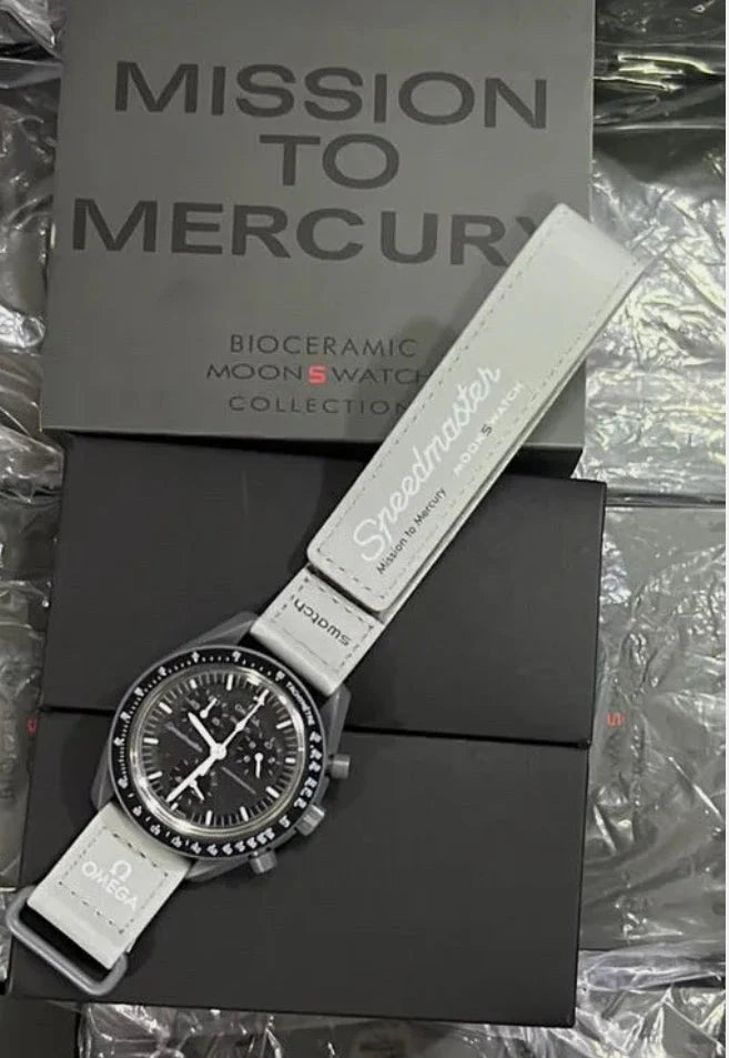 MOONSWATCH MISSION ON MERCURY- SWATCH X OMEGA BIOCERAMIC